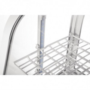 Witte Koelvitrine voor Toonbank - 2 Schappen - 100 L - Polar