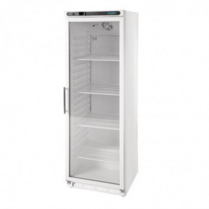 White 400 L Positive Refrigerated Display Case - Polar - Fourniresto
