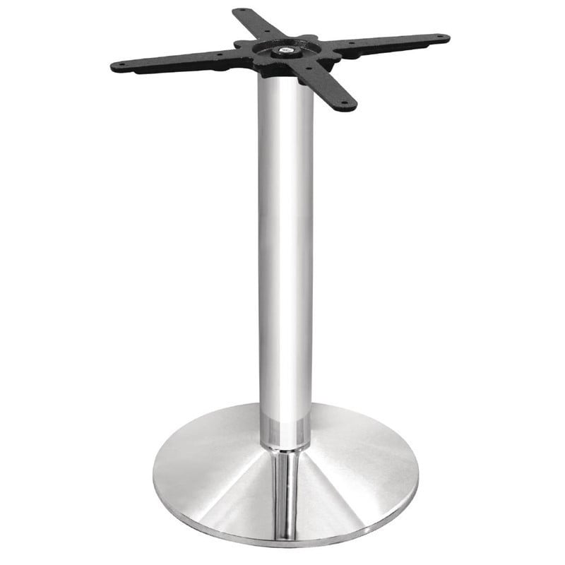 Tafelpoot Rond Chroom Ø 430 mm - Bolero - Fourniresto