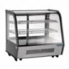 Schwarze Kühlvitrine für Theken - 120 L - Polar