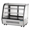Zwarte Koelvitrine voor Toonbank - 120 L - Polar