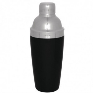 Shaker voor cocktails 3-delig zwart 700 ml - Olympia - Fourniresto