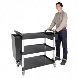 Polypropyleen Trolley Groot Model 520 X 1070 Mm - Vogue - Fourniresto