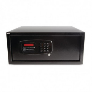 Black Hotel Safe for Laptop - Bolero - Fourniresto