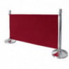 Red Canvas Barrier and Fixings - Bolero - Fourniresto