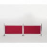 Barriere aus rotem Stoff und Befestigungen - Bolero - Fourniresto