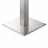Vierkante tafelpoot van roestvrij staal 720 x 430 mm - Bolero - Fourniresto