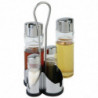 Komplettes Besteckset mit Öl- und Essigflaschenhalter, Salz- und Pfefferstreuer - APS - Fourniresto