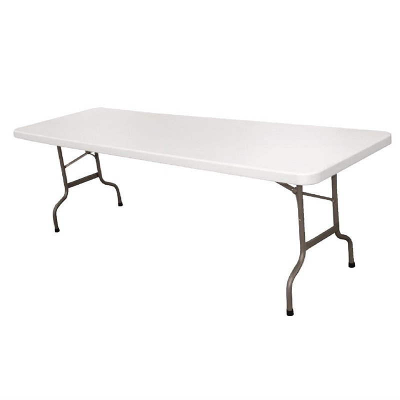 Klappbarer Tisch in der Mitte Weiß 2430 mm - Bolero - Fourniresto