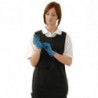 Non-Powdered Blue Vinyl Food Gloves Size XL - Pack of 100 - Vogue - Fourniresto