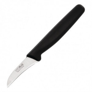Scherp mes voor schillen Zwart Lemmet 6,5 cm - Hygiplas - Fourniresto