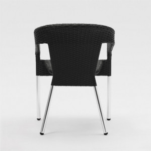 Fauteuil Bistro En Rotin - Lot De 4 - Bolero - Fourniresto