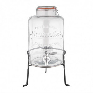 Waterdispenser Retro in Glas met Voet 8,5 L - Olympia - Fourniresto