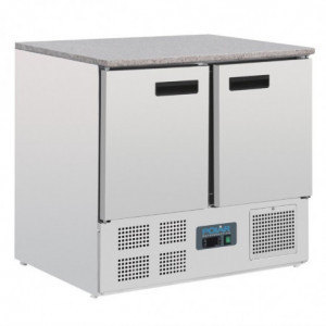 Kühltisch mit Marmor-Arbeitsplatte 240 L - Polar - Fourniresto
