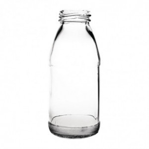 Kleine glazen melkfles 200 ml - Set van 12 - Olympia - Fourniresto