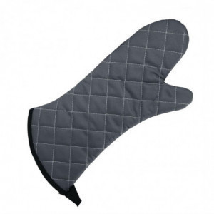 Fireproof Anthracite Mitten 430 mm - Vogue - Fourniresto