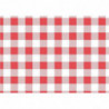 Greaseproof Paper Vichy Red 250 x 250 mm - Pack of 200 - FourniResto - Fourniresto