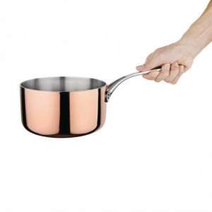 Copper 3 Layer Induction Casserole Ø 180 mm - Vogue - Fourniresto