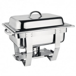 Chafing Dish Edelstahl GN 1/2 3,7 L - Olympia - Fourniresto