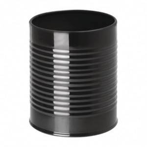 Steel Black Ø 90 mm Can Container - Olympia - Fourniresto