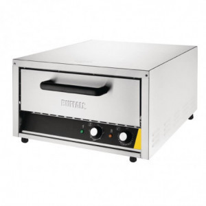 Pizzaoven 45 cm met Steen - 2000 W - Buffalo