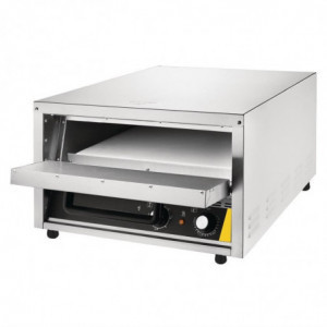Pizzaofen 45 cm mit Stein - 2000 W - Buffalo