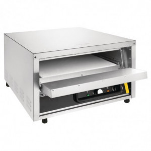 Pizzaofen 45 cm mit Stein - 2000 W - Buffalo