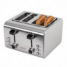 Edelstahl-Toaster 4 Scheiben - Caterlite - Fourniresto
