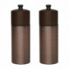 Wood and Copper Salt and Pepper Mills 150 mm - Olympia - Fourniresto