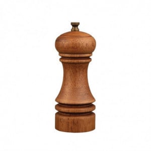 Salt and Pepper Mill in Aged Wood Effect 150 mm - Olympia - Fourniresto