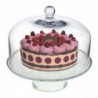 Glass Cake Display Stand Ø 305 mm - Olympia - Fourniresto