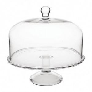 Glass Cake Cloche Ø 285 mm - Olympia - Fourniresto