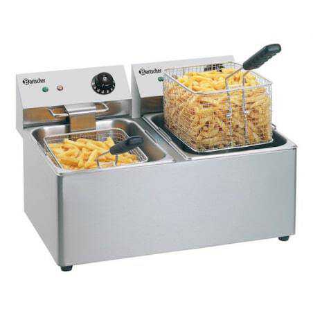Professional electric fryer SNACK IV 2x8 L