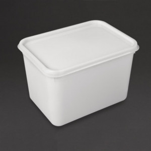 Ice Cream Container Interpack 4 L - Pack of 20 - FourniResto - Fourniresto