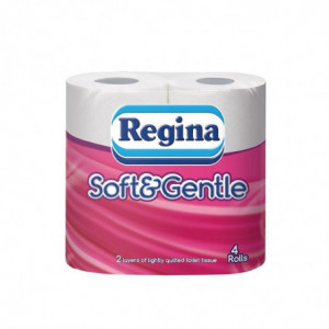 Toilettenpapier 2-lagig geprägt Regina - Packung mit 40 - FourniResto - Fourniresto