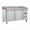 Pizza counter with marble top 2 doors Series G - Polar - Fourniresto