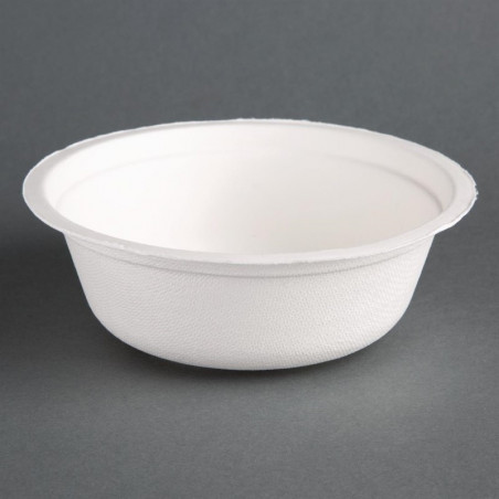 Schalen aus kompostierbarem Bagasse Ø153mm - Packung mit 50 Stück - Fiesta Green - Fourniresto