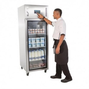 Koelvitrine Positief Enkel GN 2/1 Serie G 600 L - Polar - Fourniresto