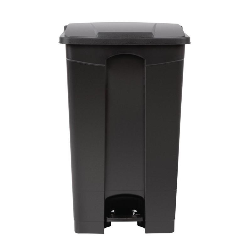 Mülleimer mit Pedal für die Küche, schwarz, 87 Liter - Jantex - Fourniresto