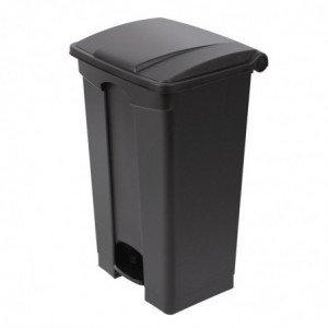 Mülleimer mit Pedal für die Küche, schwarz, 87 Liter - Jantex - Fourniresto