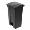 Black 87L Pedal Kitchen Bin - Jantex - Fourniresto