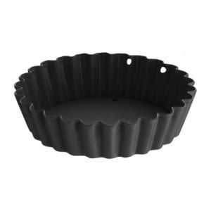 Moule à Tartelette Cannelé Antiadhésif avec Fond Amovible 8 cm - Lot de 3 - Vogue - Fourniresto