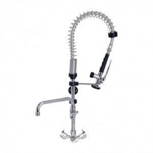 Handbrause mit Wasserentnahme Kleines Modell Einloch mit Schwanenhals - Gastro M - Fourniresto