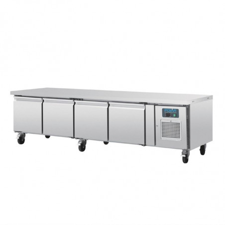 Onderbouw Koelkast GN 1/1 Serie U 4 deuren 420L - Polar - Fourniresto