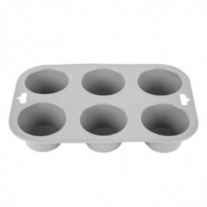 Plaque Flexible en Silicone 6 muffins  - Vogue - Fourniresto