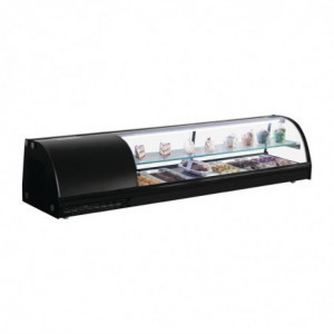 Vitrine voor tapas Serie G 1500mm 75L - Polar - Fourniresto