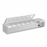 Countertop Saladette with Lid Series G 6x GN 1/4 - Polar - Fourniresto