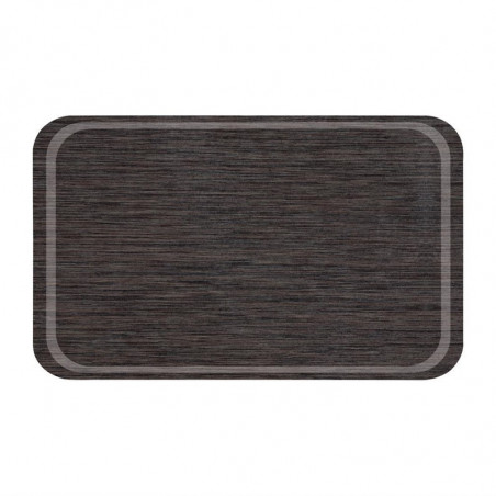 Round Melamine Tray Wenge GN1/1 Euronorm - Roltex - Fourniresto