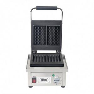 Professional Stainless Steel Waffle Maker - Buffalo - Fourniresto