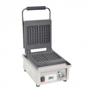 Professional Stainless Steel Waffle Maker - Buffalo - Fourniresto